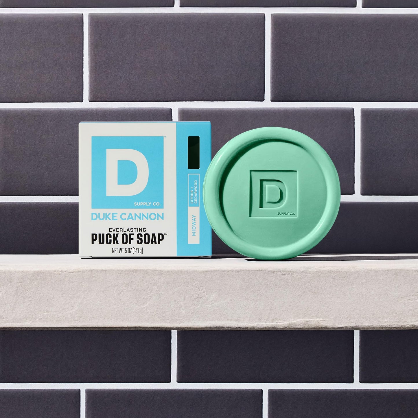 Duke Cannon Supply Co. Bar Soap Puck - Men's Rounded Bar Soap With Masculine Scents - Hydrating & Deep Cleaning - Disc-Shaped Mens Soap - All Skin