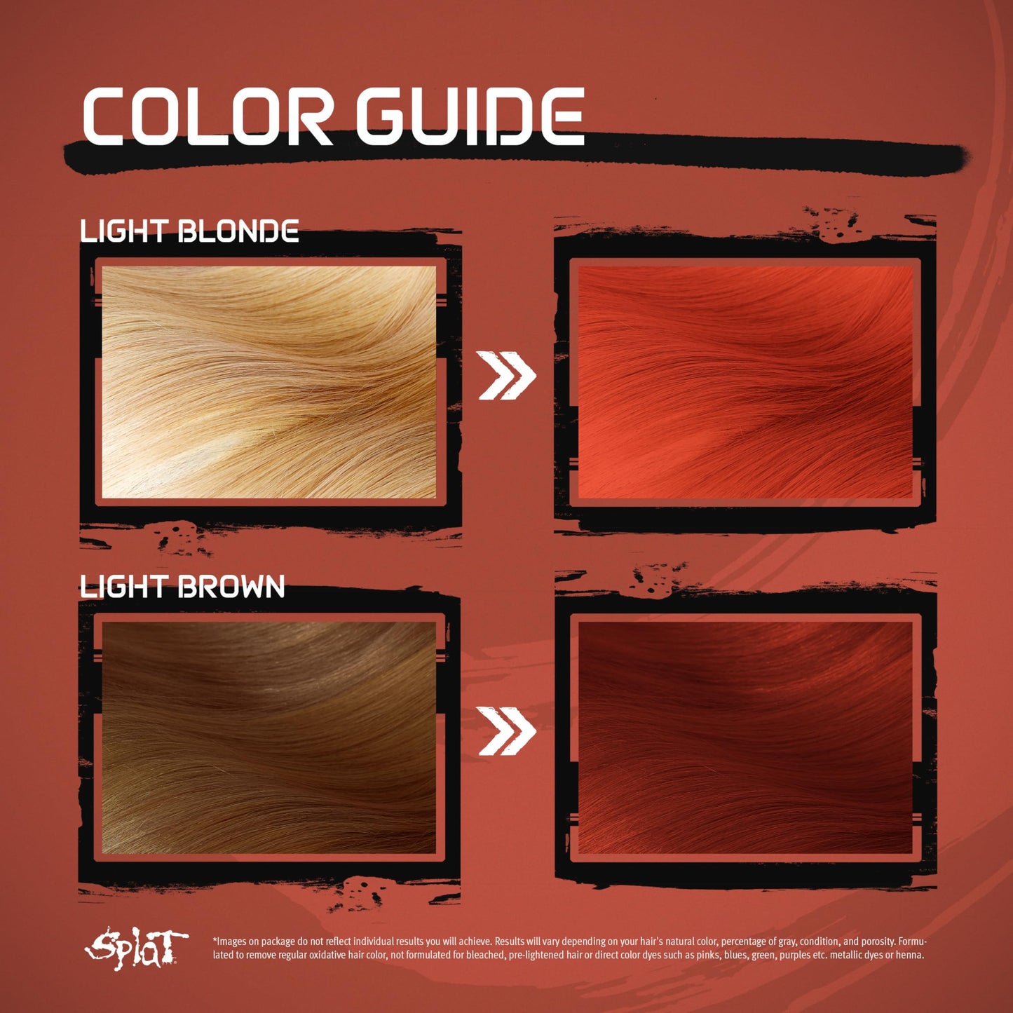 Splat Midnight Amber Semi Permanent Hair Dye Kit, 1 Application, Includes Deep Reconstructor Conditioner, Lasts 30 Washes, No Bleach Required, Vegan
