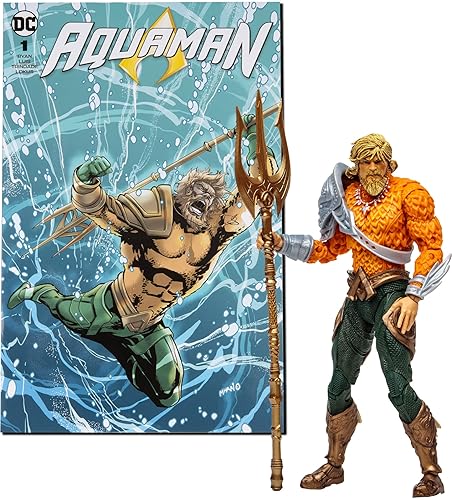 McFarlane Toys DC Direct Page Punchers Aquaman 7in Action Figure with Aquaman Comic