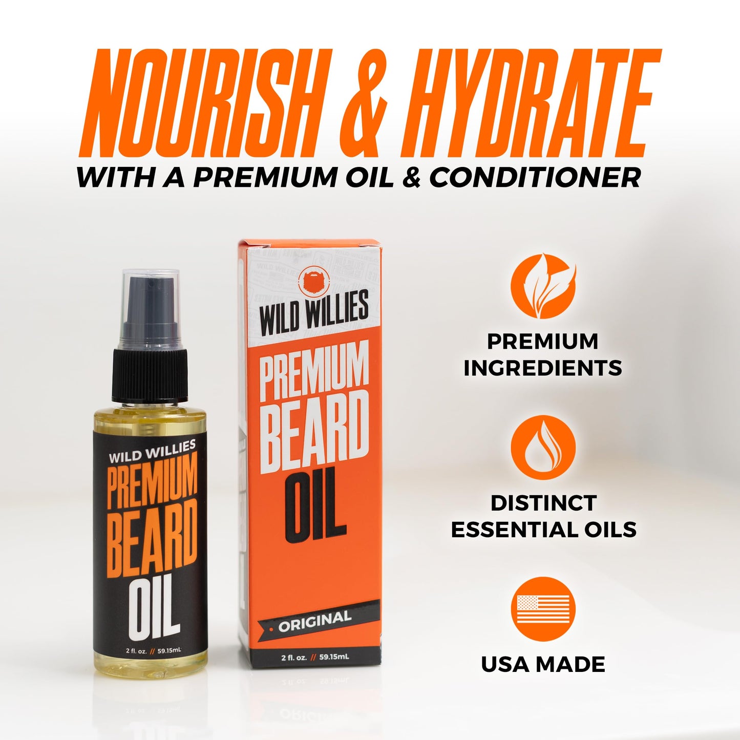 Wild Willies Beard Oil for Men - Natural ingredients Promote Deep Conditioning - Removes Itch & Dandruff - Deep Softening Treatment - Best Beard Oil