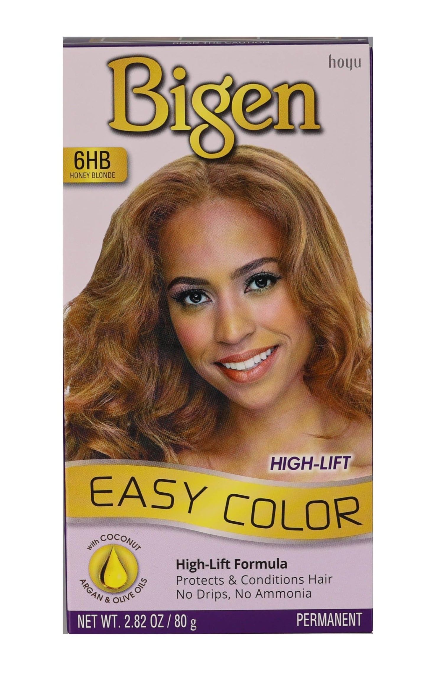 Bigen High-Lift Easy Color Permanent Hair Coloring Kit Honey Blonde 6HB 2.82 Oz (Pack of 2)