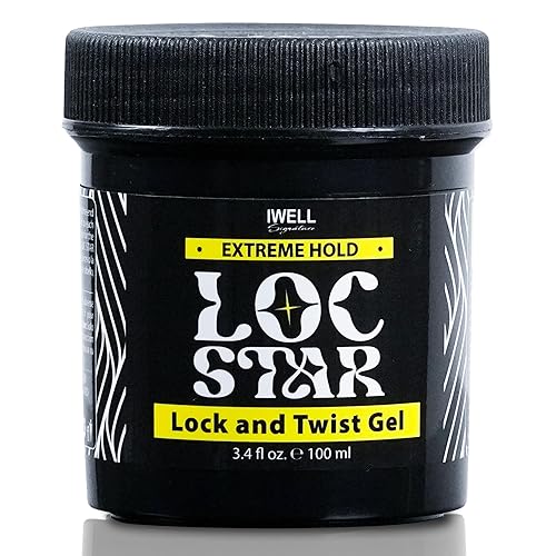 IWELL Signature Loc Star Braid & Loc Gel, 3.4 fl oz | Extreme Hold for Braids, Locs, Twists, Cornrows & Edges | Smooths & Tames Frizz | No Heavy