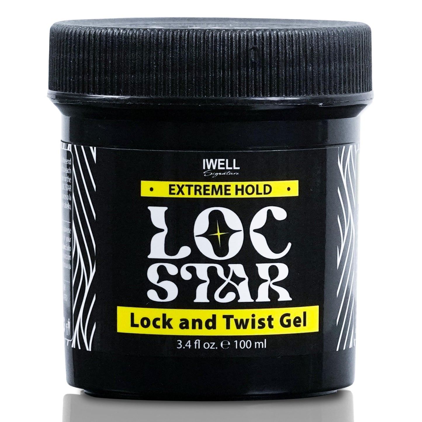IWELL Signature Loc Star Braid & Loc Gel, 3.4 fl oz | Extreme Hold for Braids, Locs, Twists, Cornrows & Edges | Smooths & Tames Frizz | No Heavy