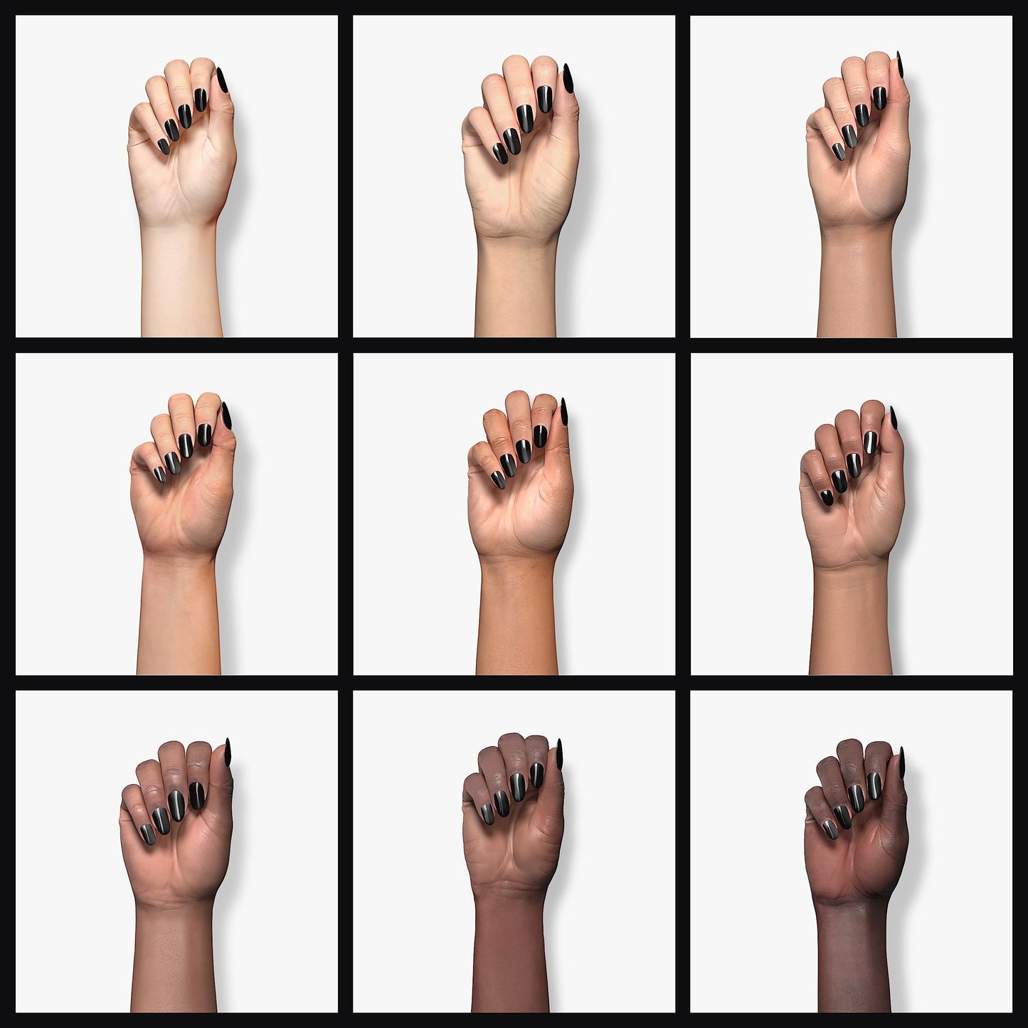Sally Hansen Hard as Nails, Black Heart, Long Lasting, Chip Resistant, Opaque, Shiny Black Nail Polish Beauty & Personal Care Sally Hansen