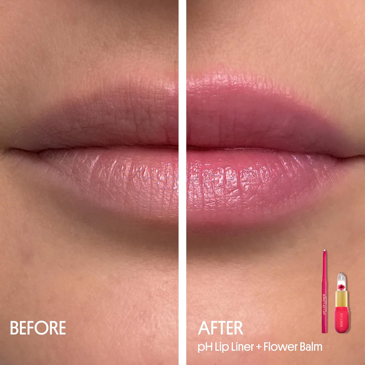 Winky Lux Flower Balm, pH Lip Balm, Color Changing Lipstick and Tinted Lip Balm, Vegan & Cruelty Free Hydrate & Plump, Sheer Pink Lipstick, Purple Beauty and Personal Care Winky Lux