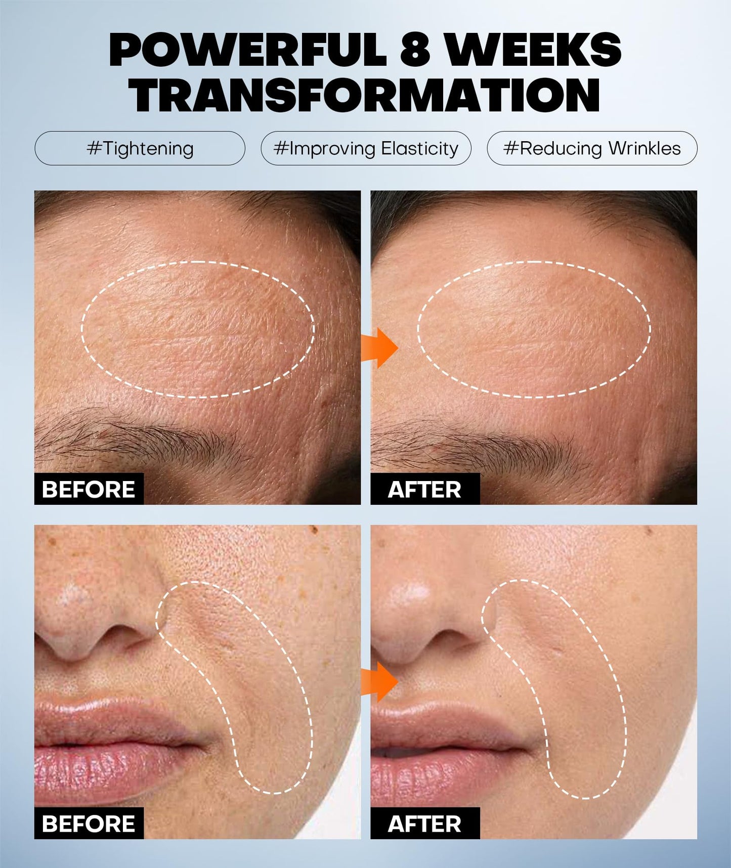 Radiant Glow Collagen Face Mask - Real Deep Overnight Face Masks Skincare with Hyaluronic Acid, Galactomyces Ferment & Vitamin E, Facial Mask