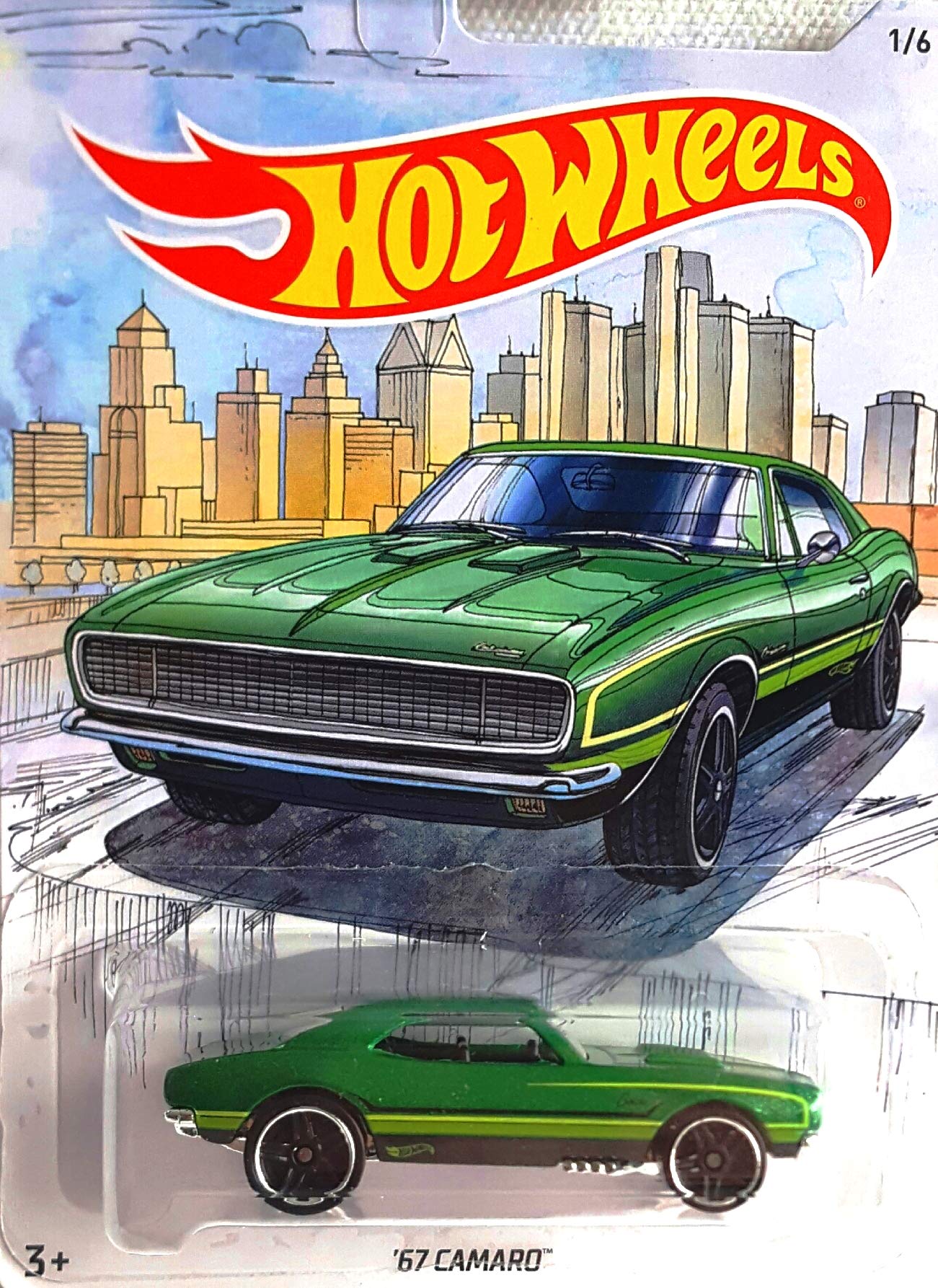 Hot Wheels Detroit Muscle Car Complete Series 6 Car Set