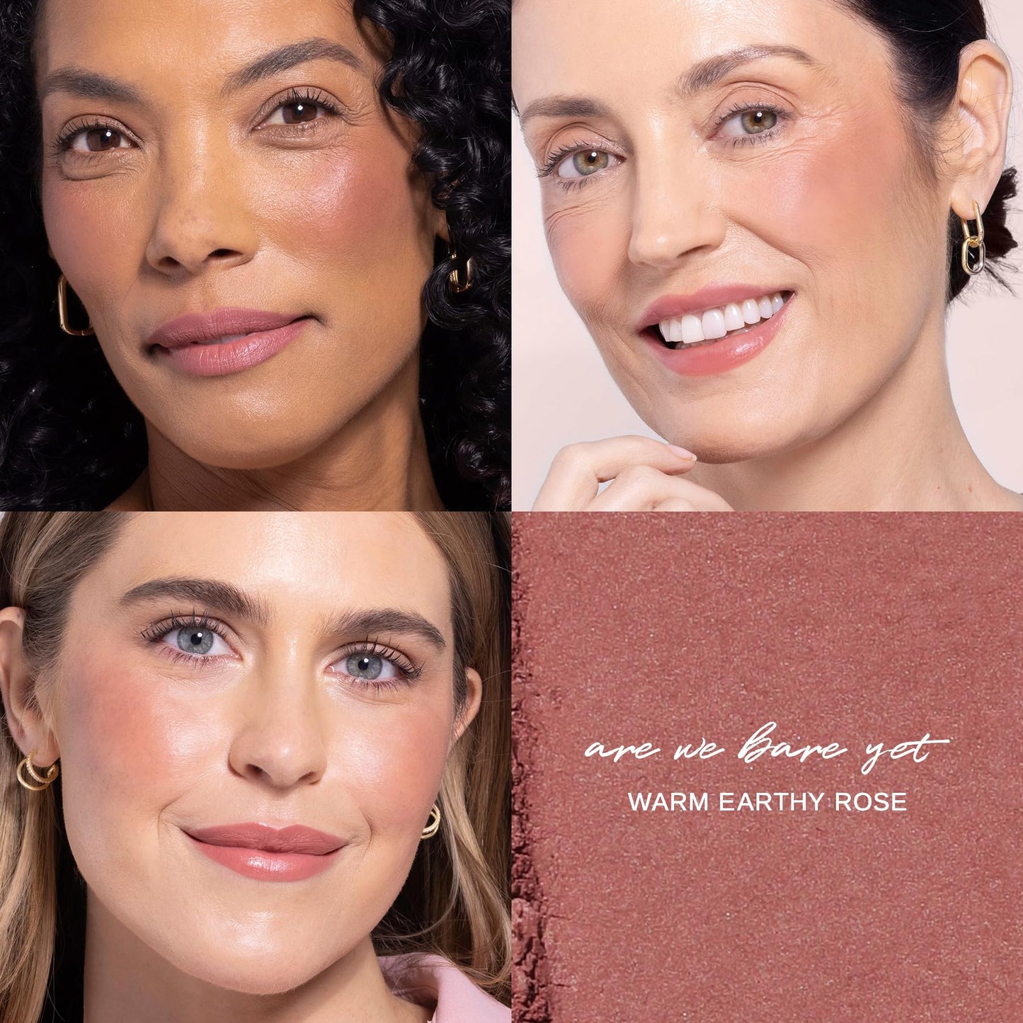 Wander Beauty Hydrating Powder Blush - Lightweight, Rose Blush Makeup with a Blurring, Satin Finish - Buildable Formula with Hyaluronic Acid, Squalane