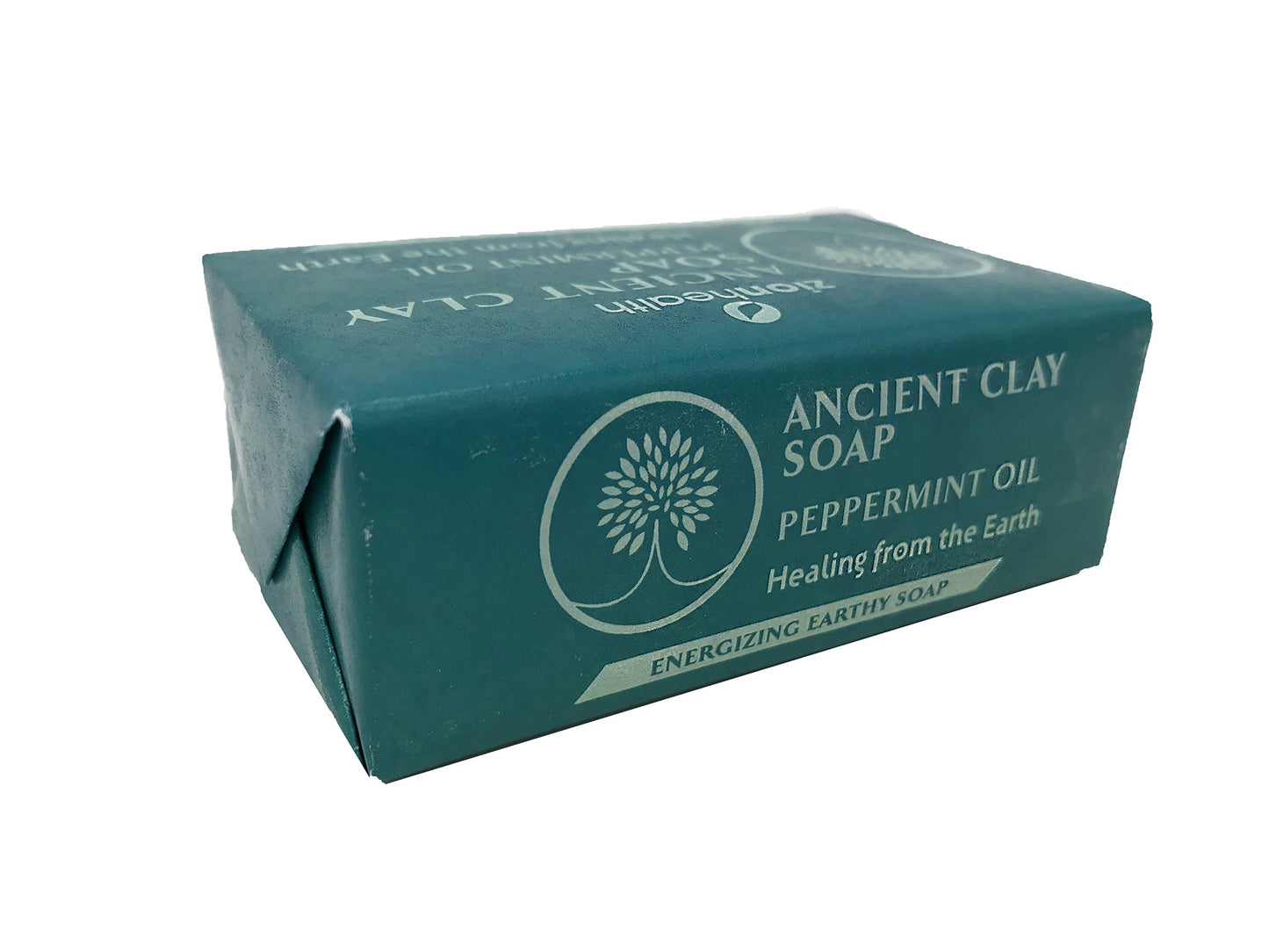 Zion Health Ancient Clay Soap Peppermint Oil 6 oz, 170g