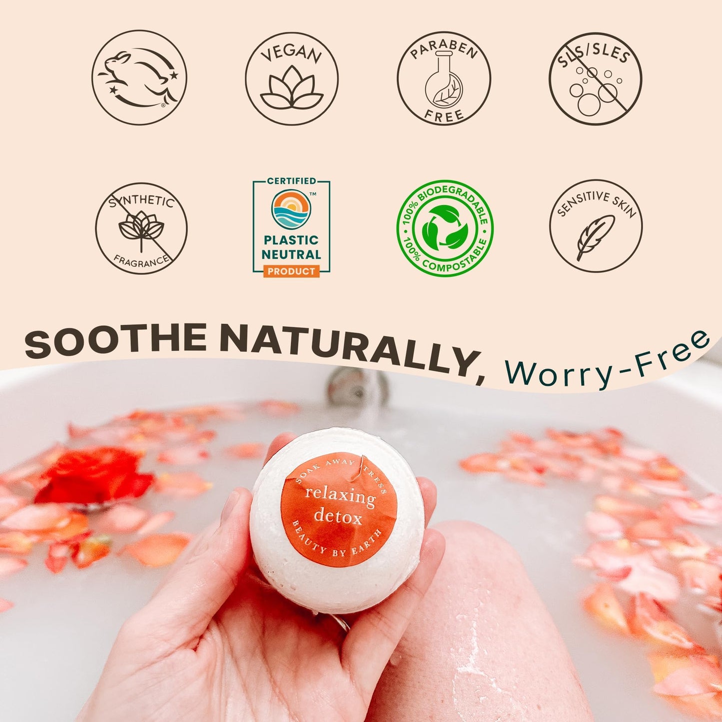 Bath Bombs Gift Set, USA Made with Organic & Natural Ingredients, Christmas Stocking Stuffers for Women & Men, Relaxing Spa Gifts, Wife Stocking…