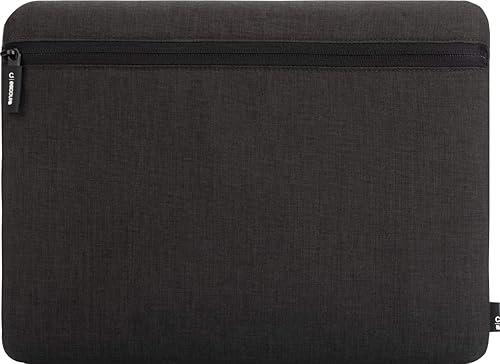Incase 13-inch Laptop Carry Zip Sleeve - Sea Blue, Polyester, Protecting Laptops During Travel or Transport, Cover for Laptops (Graphite)