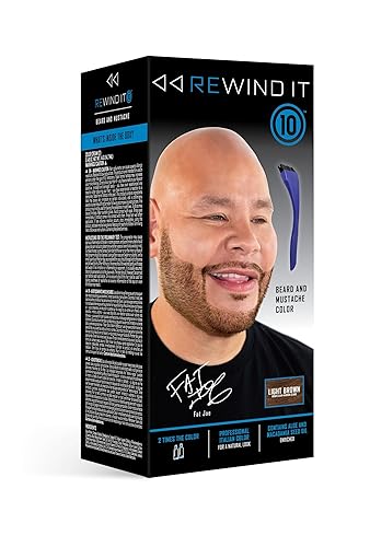 REWIND IT 10 Light Brown Beard and Mustache Color