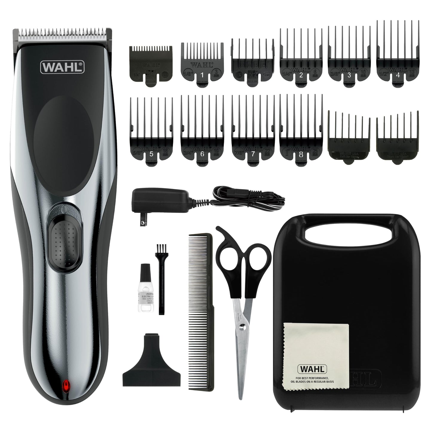 Wahl Clipper Rechargeable Cord/Cordless Haircutting & Trimming Kit for Heads, Longer Beards, & All Body Grooming - Model 79434 Beauty and Personal Care Wahl