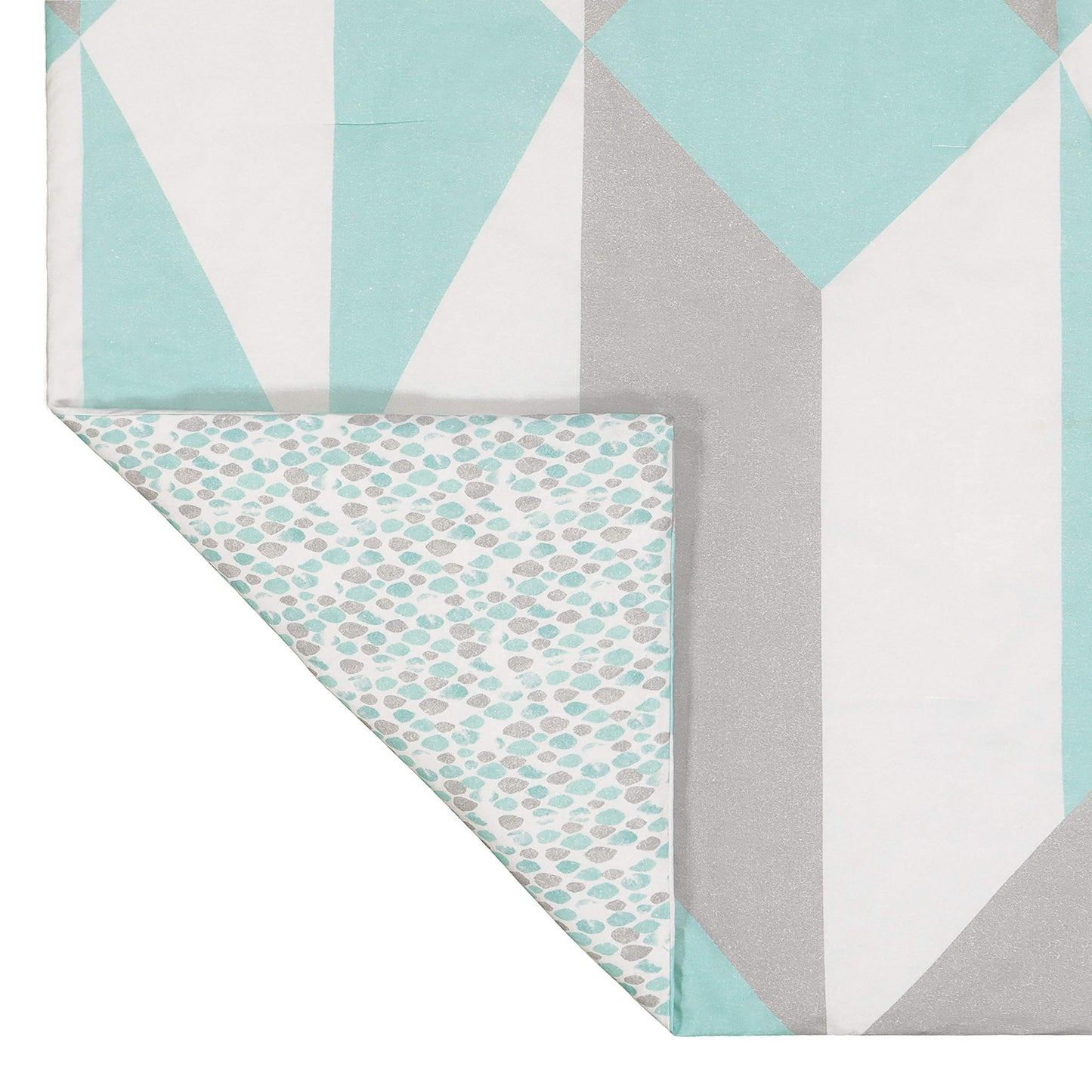 MARBLE HILL Shower Curtains for Bathroom - Lena 72" x 72" Machine Washable Bath Curtains, Aqua