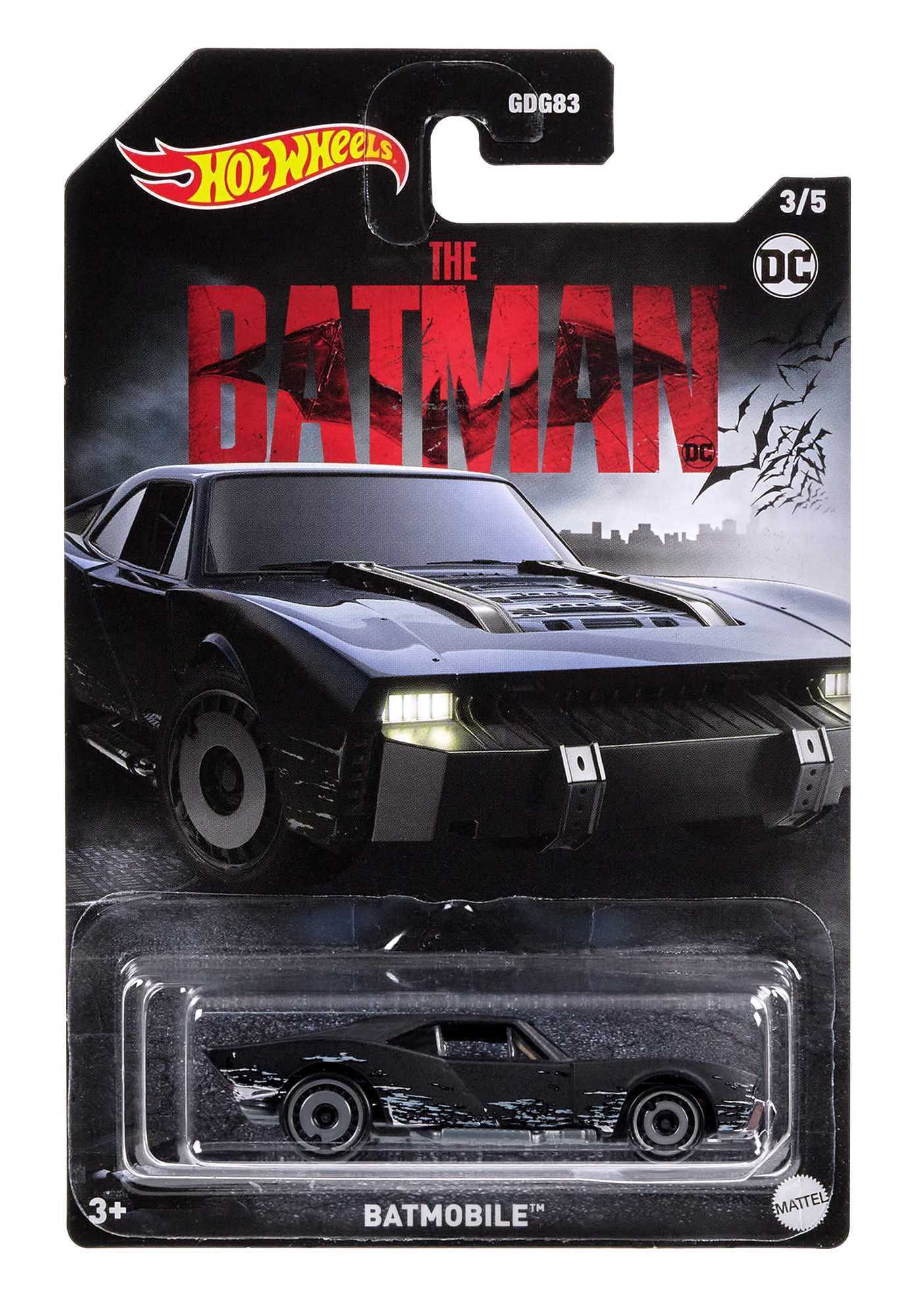 Hot Wheels Batmobile, 1 1:64 Scale Toy Car, DC Batmobile Collectible Vehicle, Toy for Batman Fans & Kids, HMV72 (Assorted Design)
