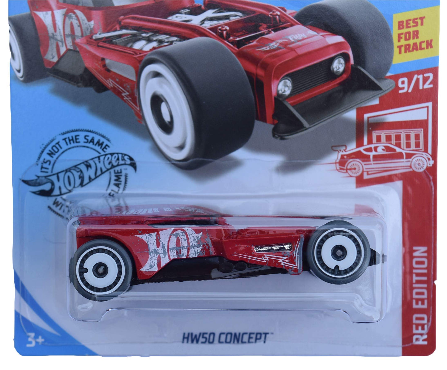 Hot Wheels Red Edition Series 9/12 HW50 Concept 131/250, red