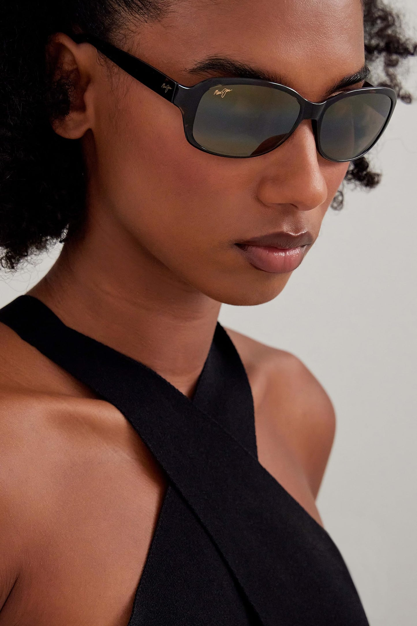 Maui Jim Women's Koki Beach Polarized Fashion Sunglasses Pure Collection, Olive Tortoise/HCL® Bronze, Medium