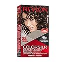 Revlon Colorsilk Beautiful Color Permanent Hair Color, Long-Lasting High-Definition Color, Shine & Silky Softness with 100% Gray Coverage, Ammonia