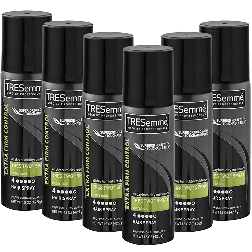 Tresemme Tres Two Extra Hold Hair Spray, 1.5 Ounce (Pack of 6) by TRESemme