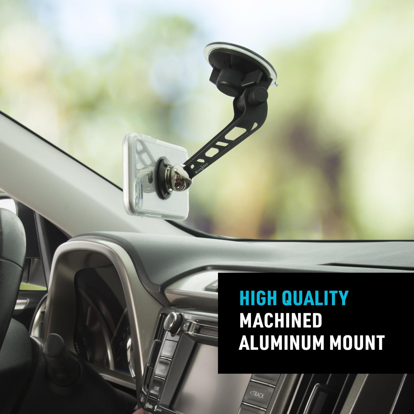 Nite Ize Steelie Windshield Mount - Phone Holder for Car Windshield - Alternative to Car Dashboard & Vent Phone Mounts - Compatible with Steelie…