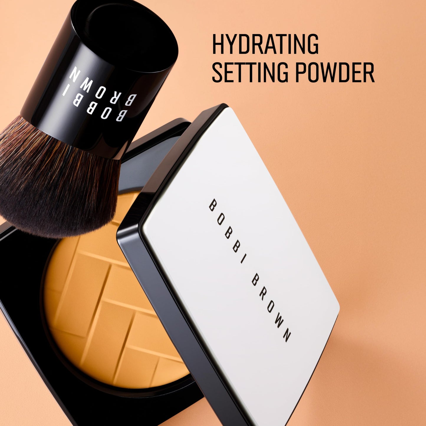 Bobbi Brown Vitamin Enriched Pressed Powder | Hydrating Makeup-Setting Powder for Even-Toned Look | Vitamin B, 0.28 Ounce, Peach