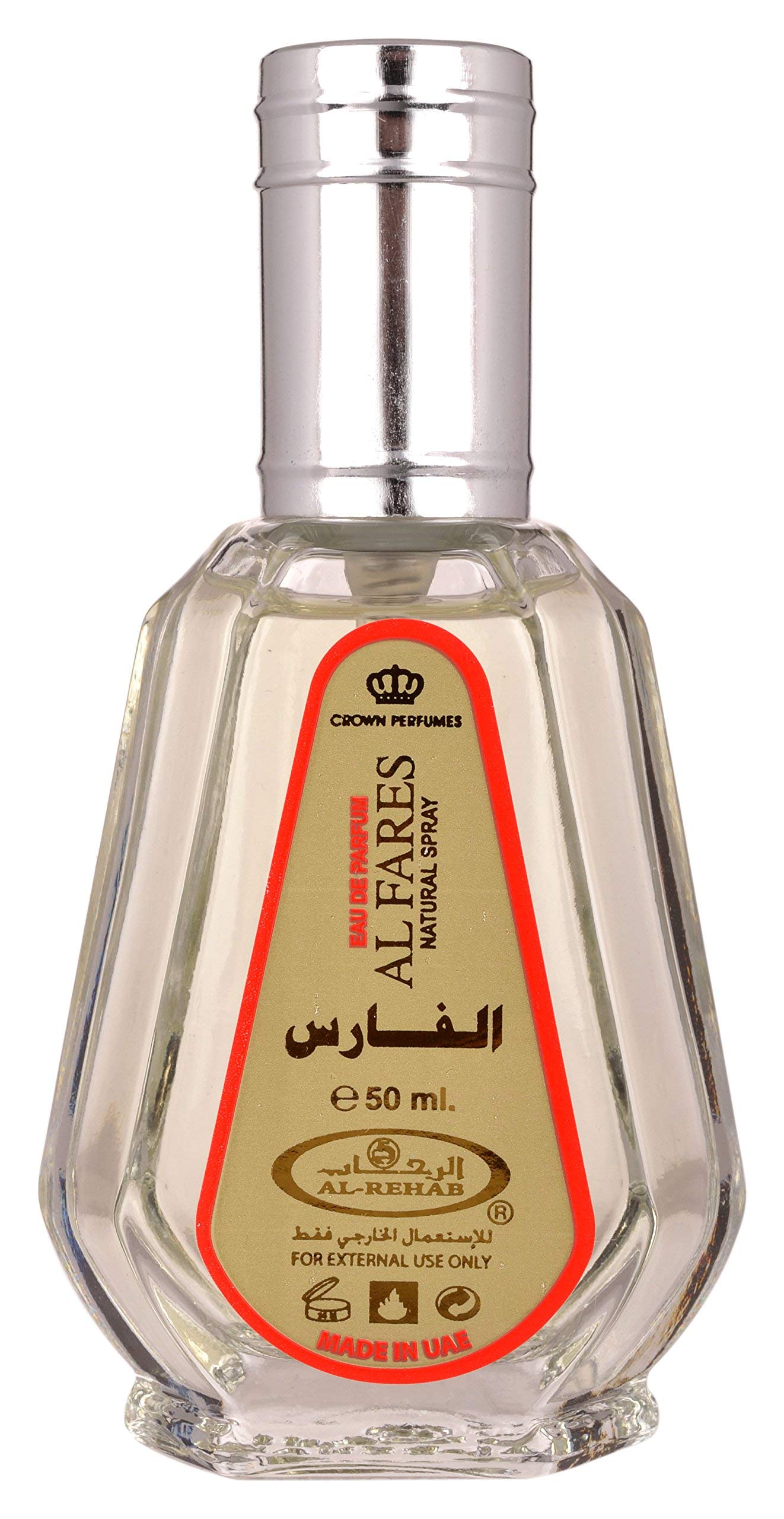 Al Rehab Al Fares Eau de Perfume Spray for Men, 1.7 Ounce