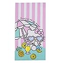 Northwest Hello Kitty Beach Towel, 30" x 60", Umbrella Drink