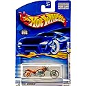 Hot Wheels 2001 Blast Lane (Motorcycle) #96, Orange (First Edition)