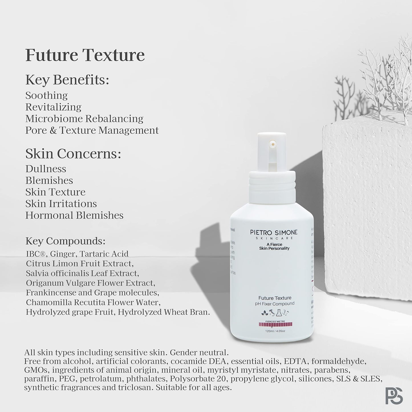 Pietro Simone Skincare, Future Texture, 4.1 FL OZ