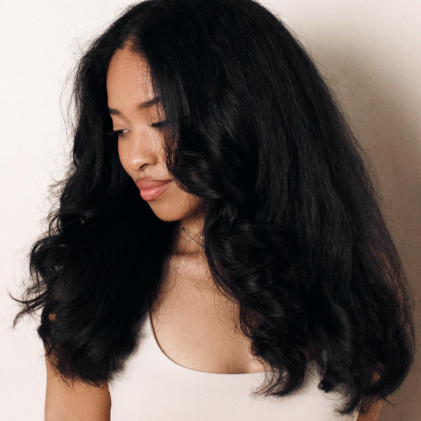 Kristin Ess Hair Volumizing Blow Dryer Brush - Blowout + Hair Straightening Brush - Ceramic + Ionic - Dry, Smooth + Volumize Hair - Flat Padel Base