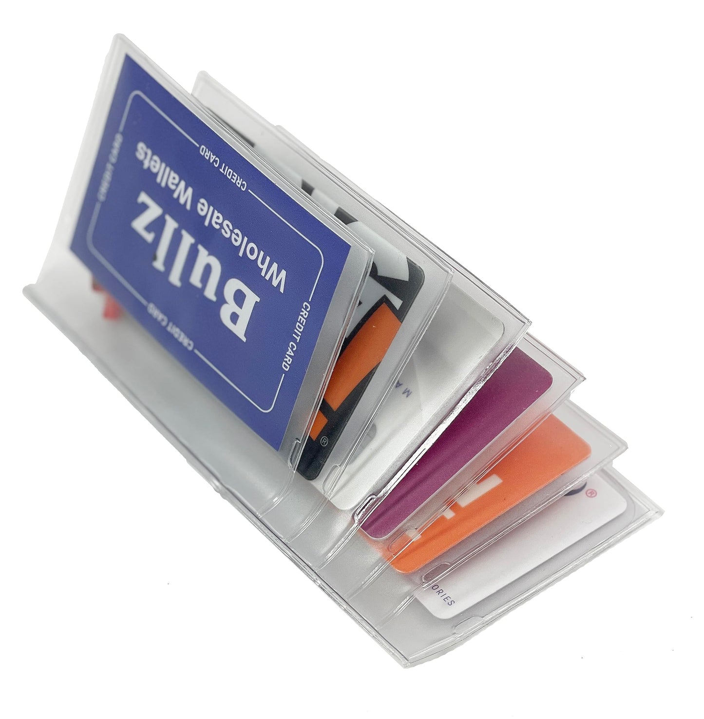 Bullz Set of Heavy Duty Vinyl Plastic Secretary Inserts for Long Wallets- 6 Pages (Set of 2pcs)