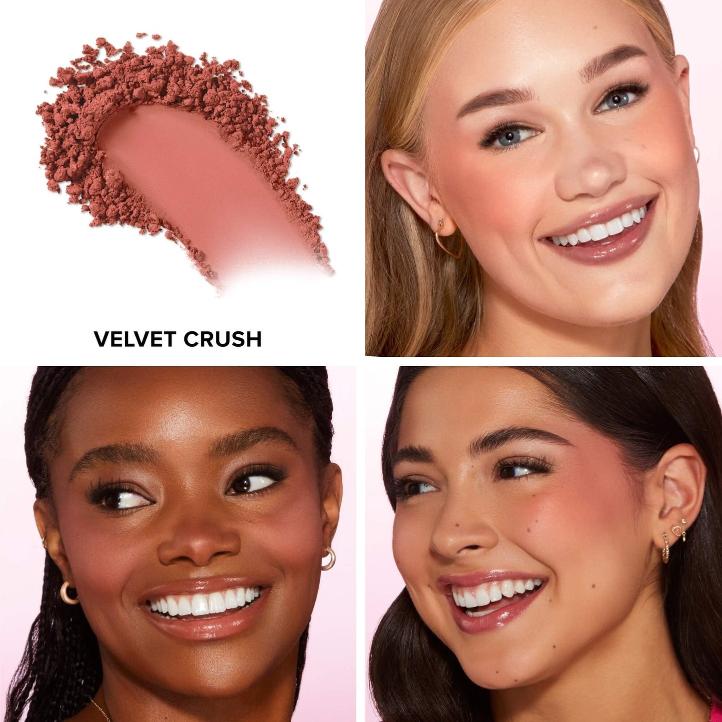 Too Faced Cloud Crush Blurring Blush | Velvety, Blendable, High Pigment Powder Blush for Cheeks, 0.17 Ounce, Velvet Crush