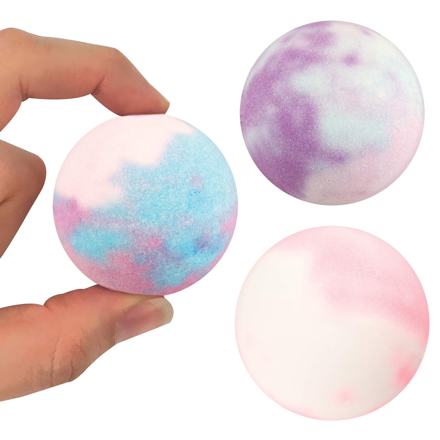 Fashion Angels Fresh Vibes Fizzy & Sweet Bath Bomb Tubes, Assorted Scents, 3 Count (styles will vary)