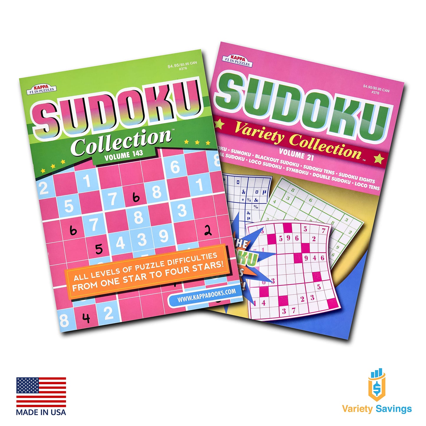 12-Pack Puzzle Books – 950+ Sudoku & Large Print Word Search for Adults & Seniors, Brain Stimulation Variety Pack, 8x10 Paperback