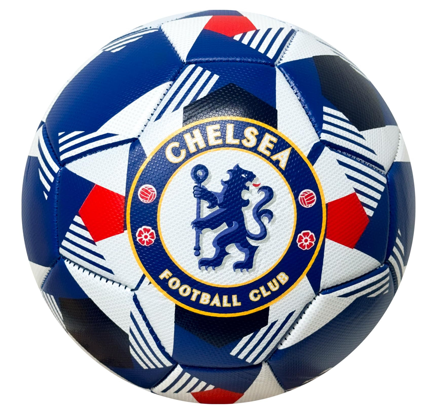 Icon Sports Chelsea FC Soccer Ball, for All Ages - Size 2,4 and 5, Licensed Chelsea Blue Ball (#4)