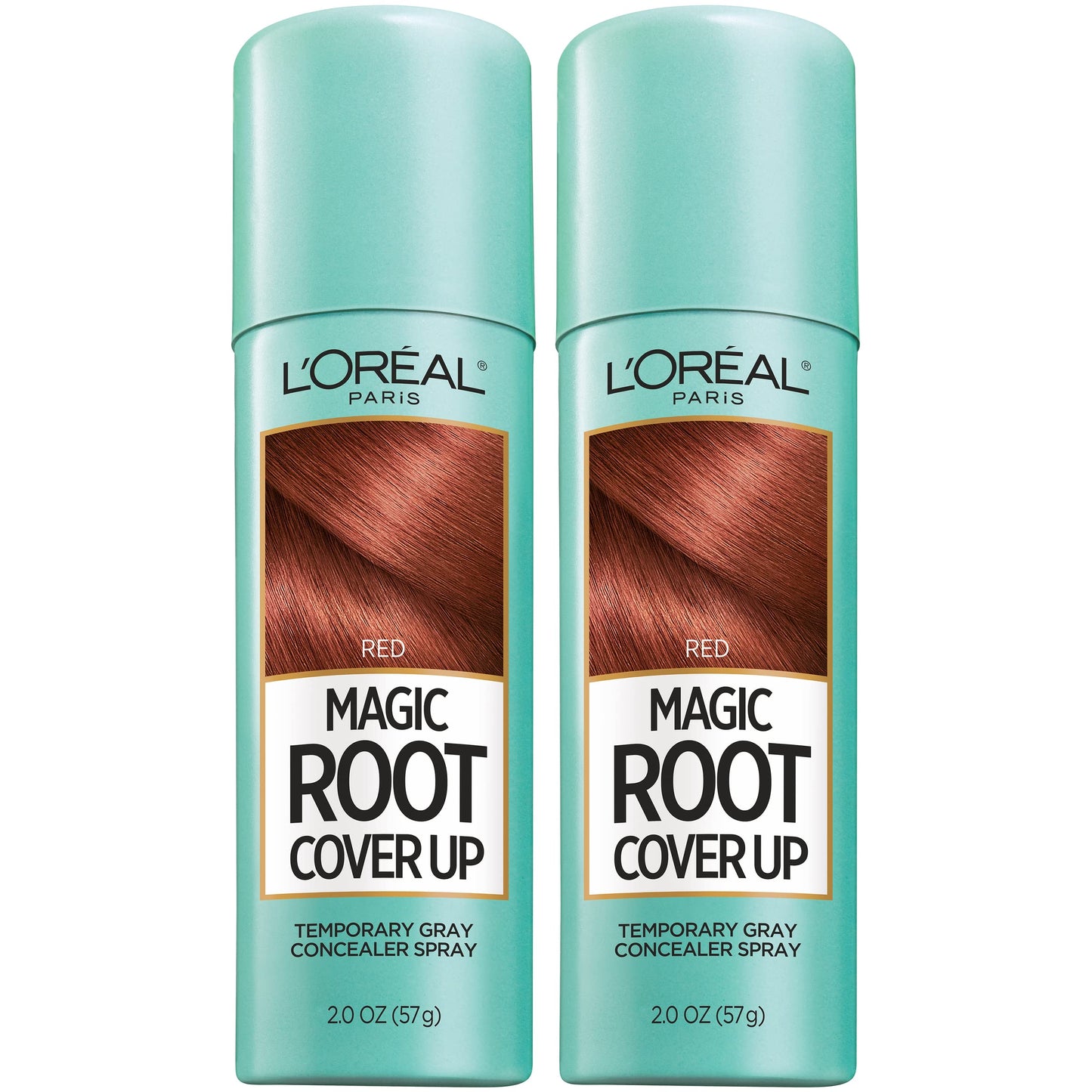 L'Oreal Paris Magic Root Cover Up Gray Hair Spray, 100% Gray Hair Coverage with Buildable, Lightweight, Transfer-Resistant, and Temporary Formula