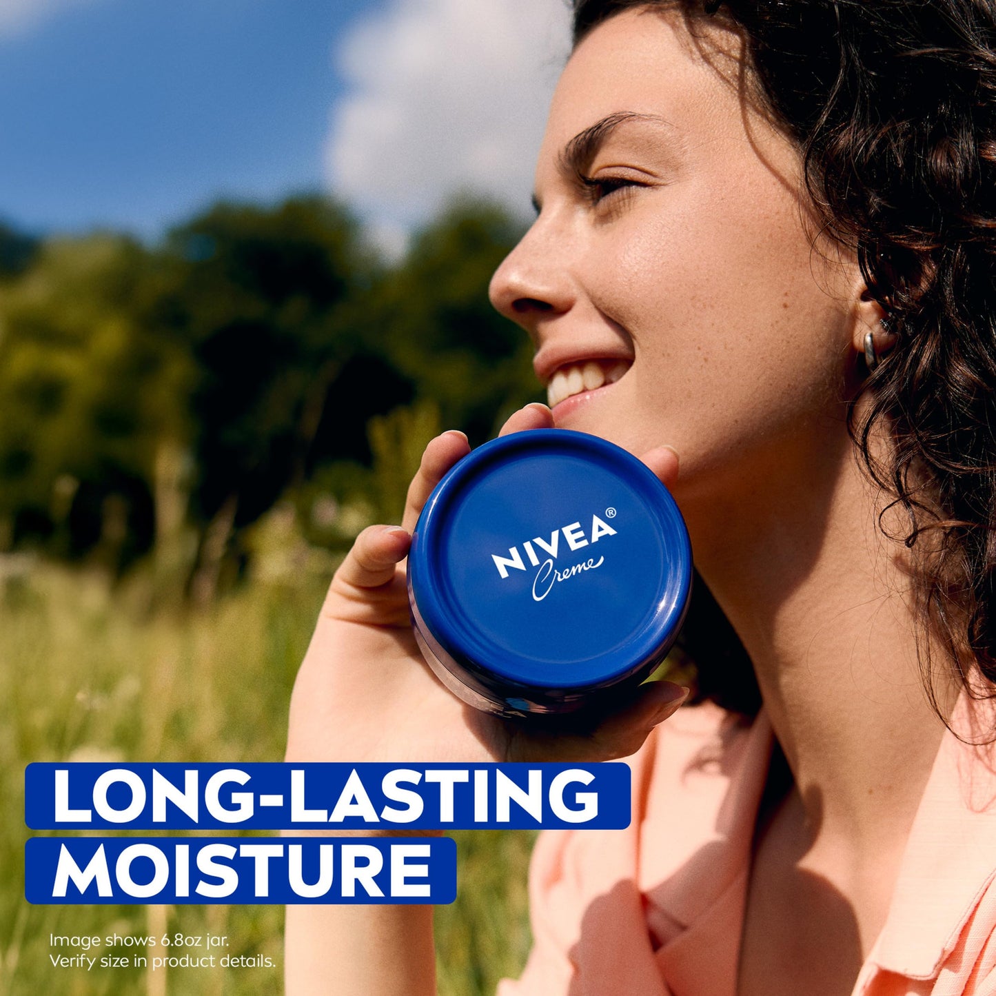 NIVEA Creme Face, Hand and Body Moisturizer Cream, Rich Body Cream for Dry Skin with Provitamin B5, Fast-Absorbing and Non-Comedogenic, For Daily Use