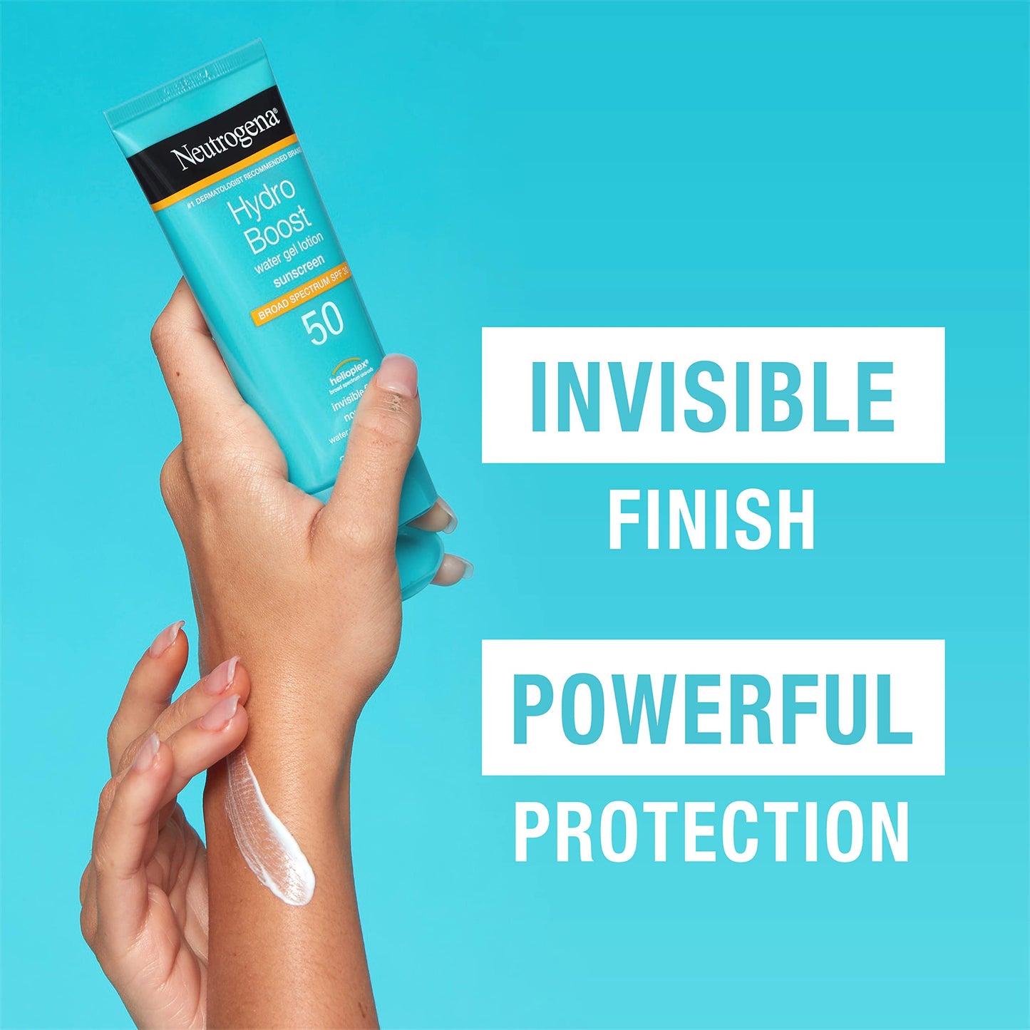 Neutrogena Hydro Boost Water Gel Moisturizing Sunscreen Lotion, Broad Spectrum Sunblock SPF 50, Water Resistant Travel Size Sunscreen For Sensitive