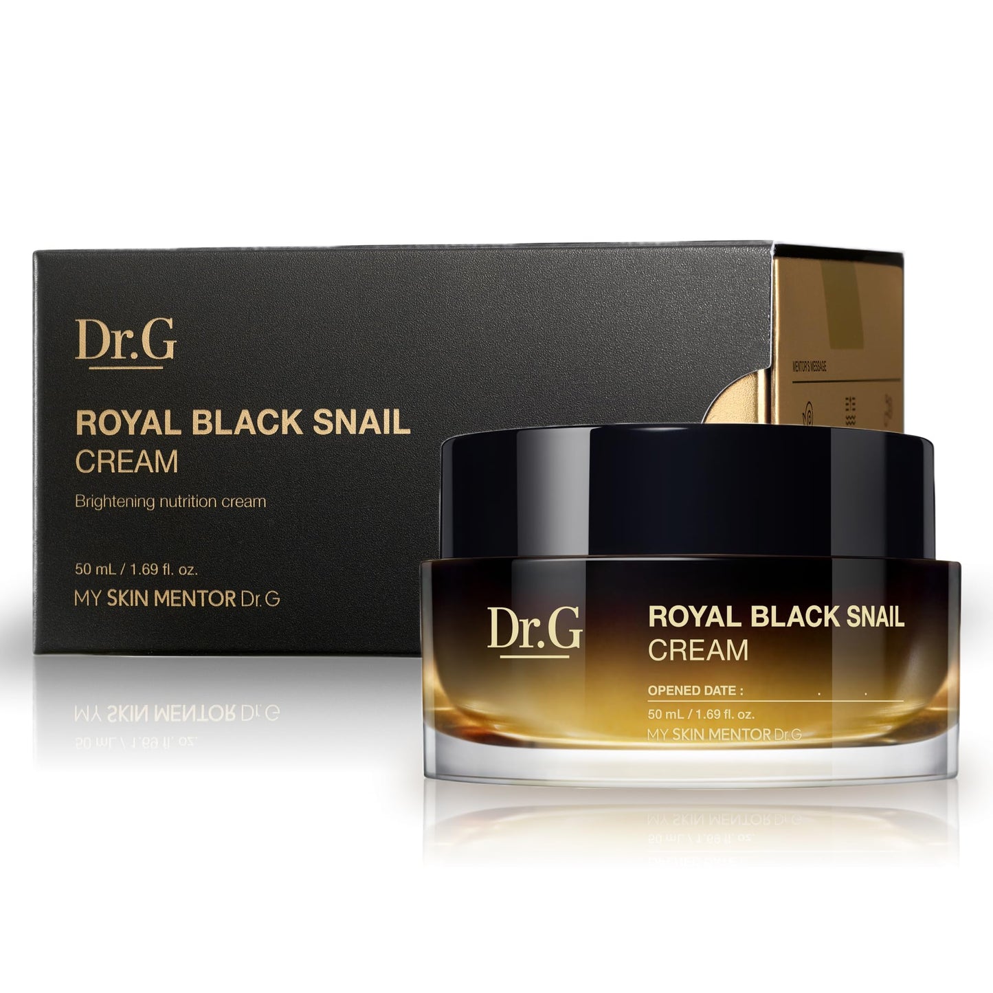 Dr. G Royal Black Snail Cream, 50ml - Korean Moisturizer, Snail Mucin Moisturizer, Korean Skin Care Moisturizer, Korean Face Moisturizer Korean