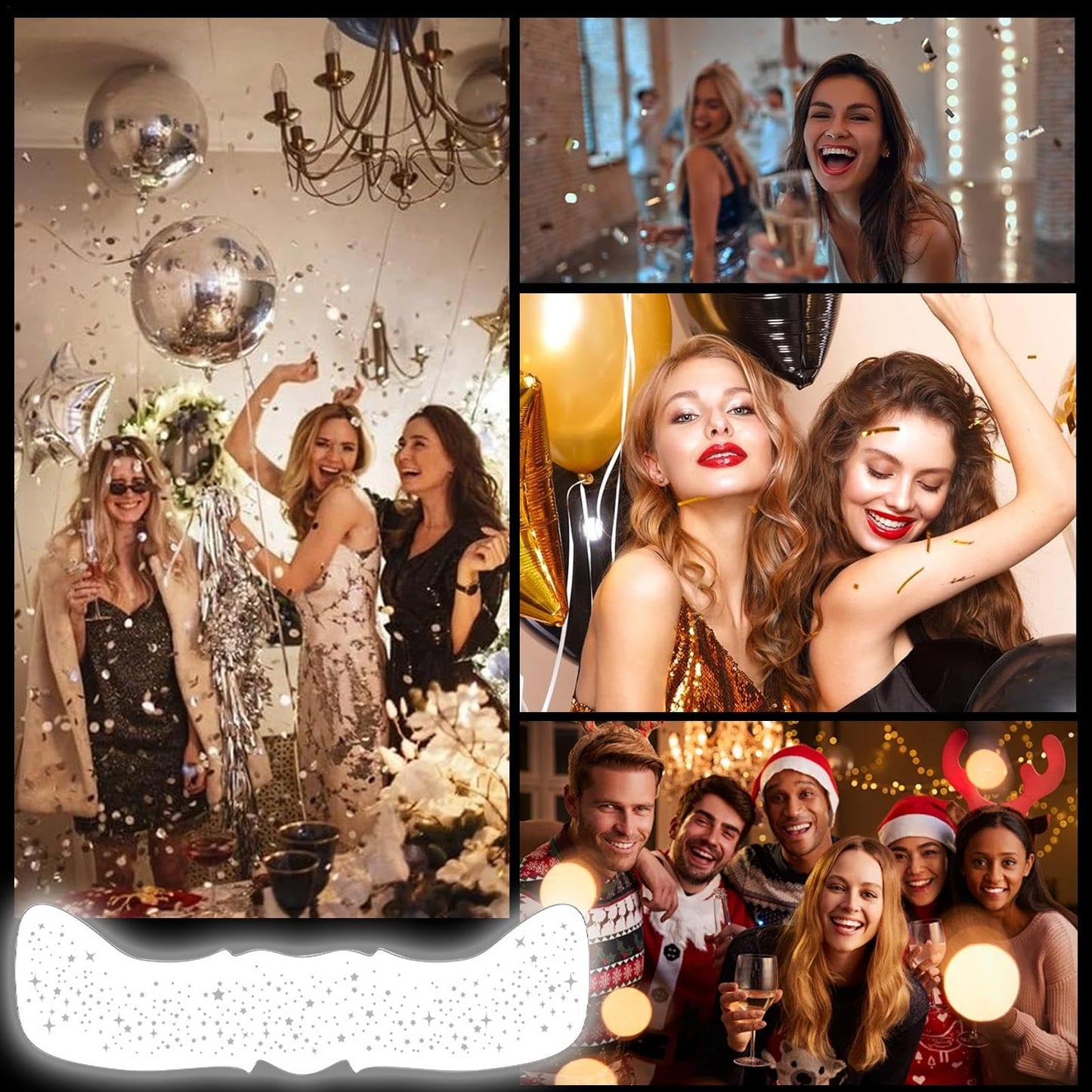 Makeup Glitter Speckle Patches for Face | Waterproof Speckles Patches Decor,Face Glitter Makeup Speckle,Safe and Harmless Makeup Tool