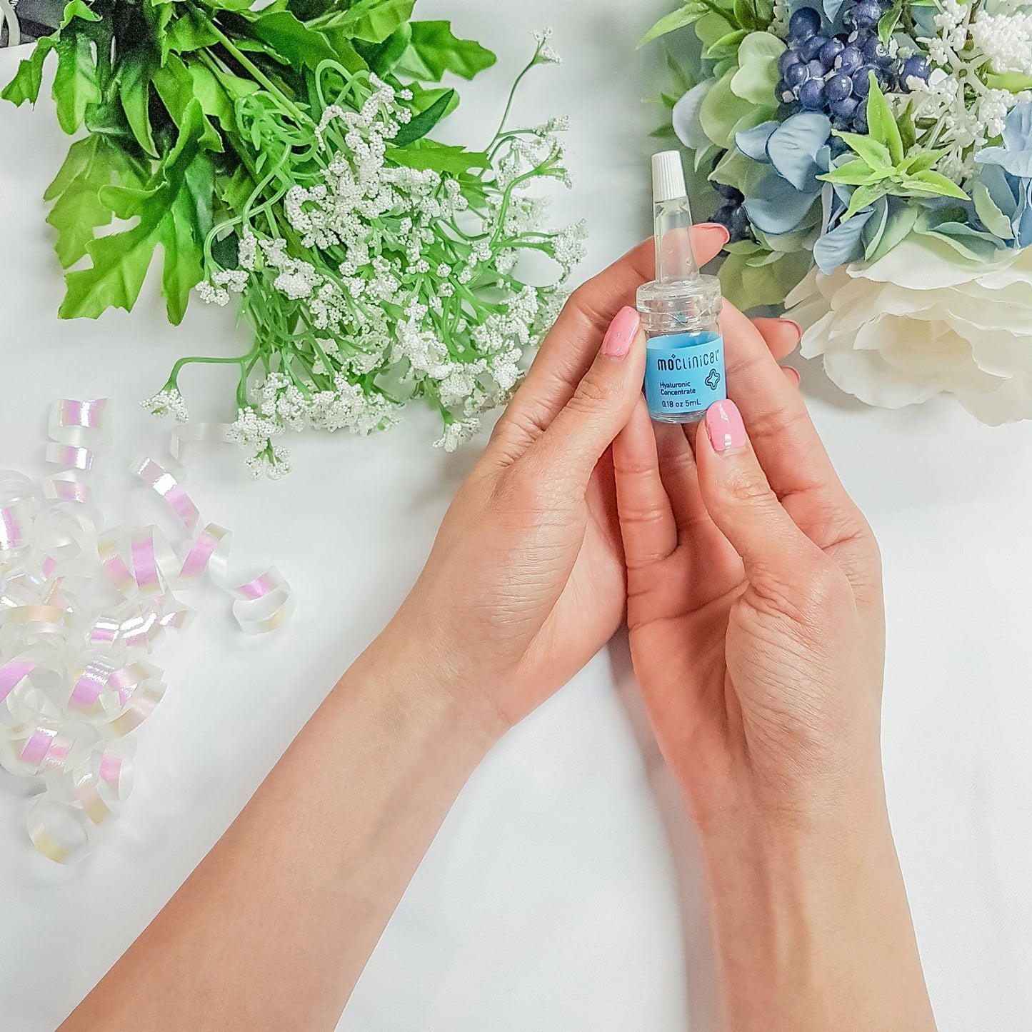 MO Clinical Hyaluronic Concentrate for All Skin Types, 10 Vials, 5 ml Each Vial