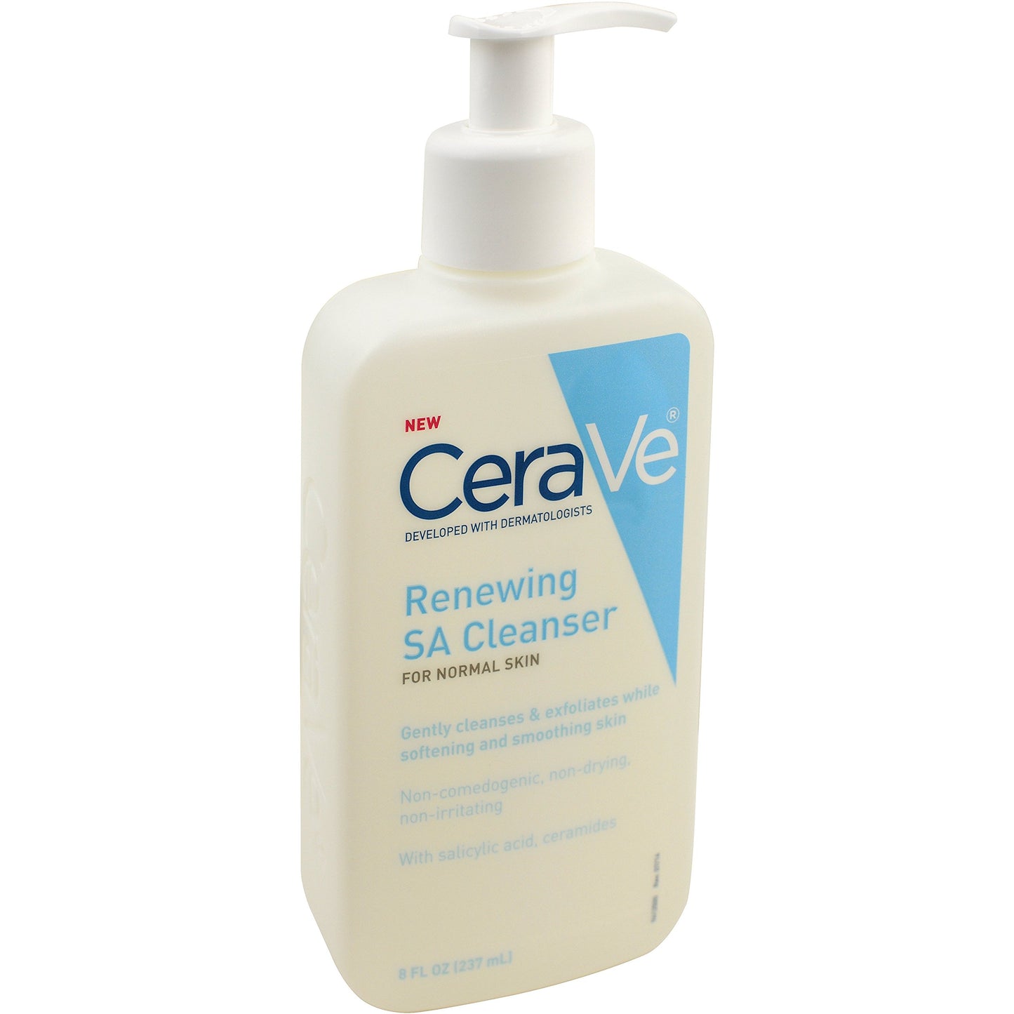 CeraVe Renewing SA Cleanser 8 oz Salicylic Acid Body Cleanser for Rough and Bumpy Skin