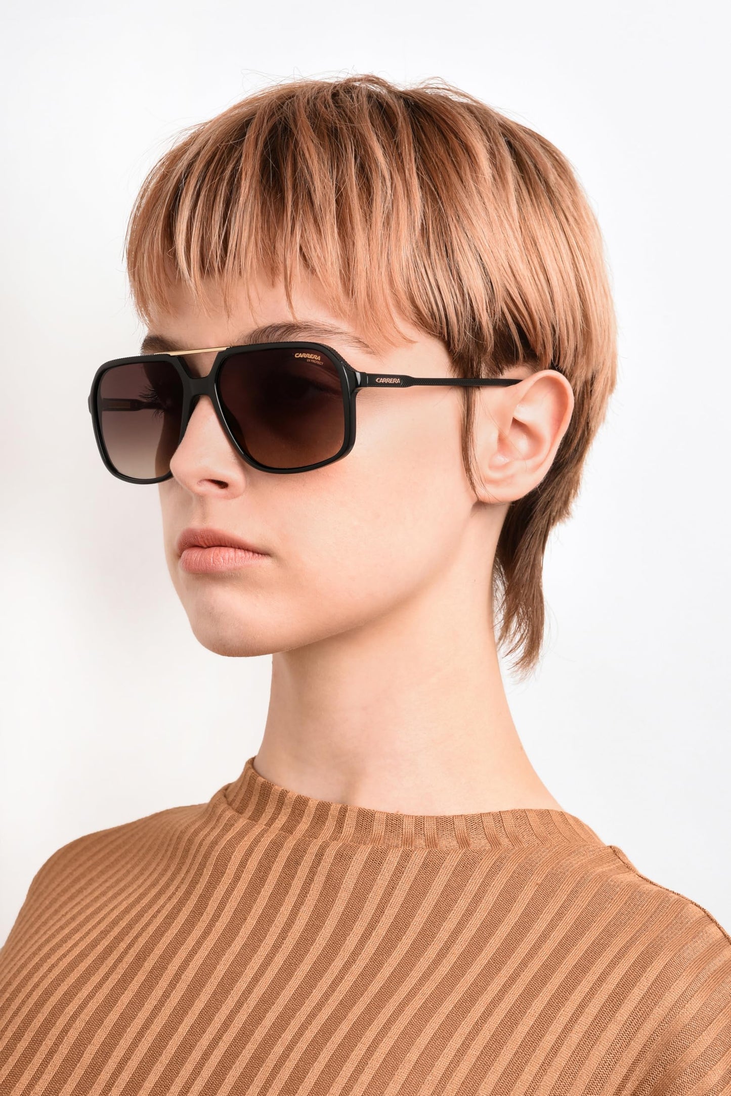 Carrera 229/S Black/Brown Shaded 59/16/145 unisex Sunglasses