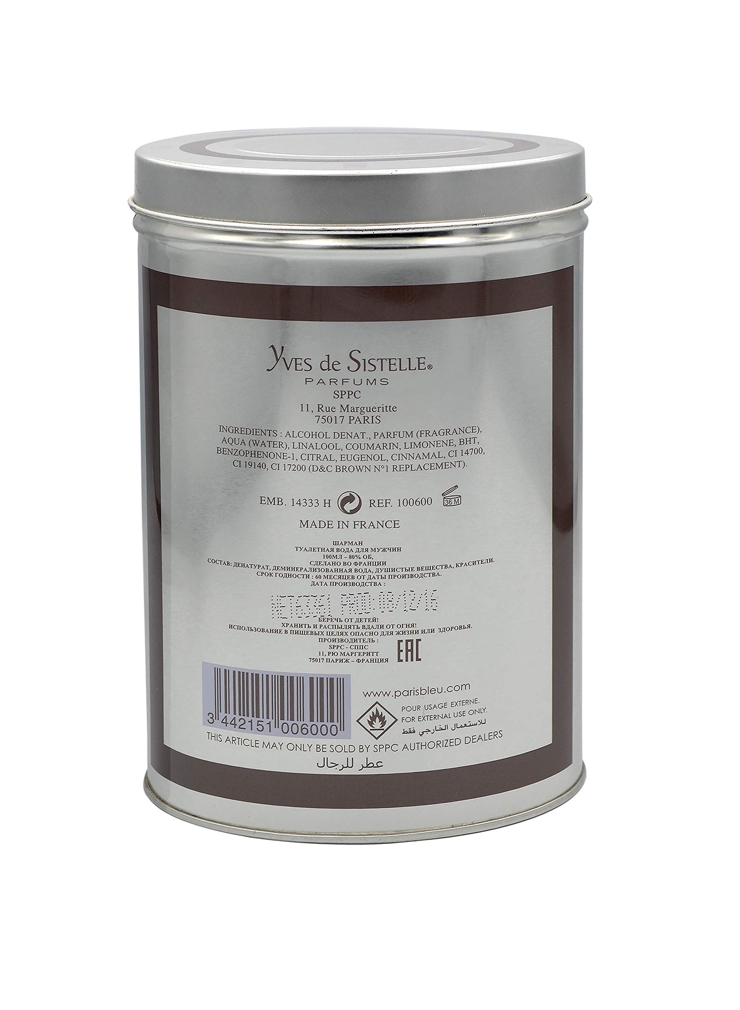 Chairman Eau de Toilette Spray 3.3 fl oz for Men