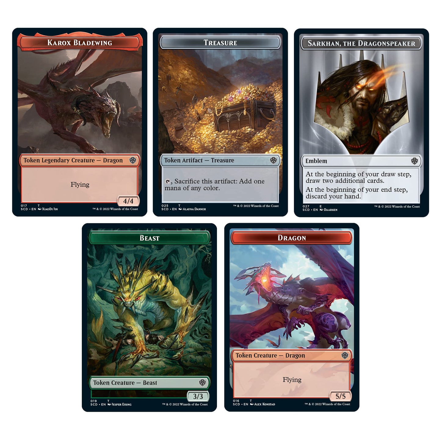 Magic: The Gathering Starter Commander Deck - Draconic Destruction (Red-Green) | Ready-to-Play Deck for Beginners and Fans | Ages 13+ | Collectible…