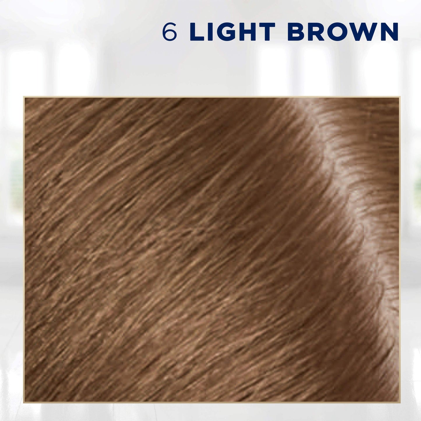 Clairol Root Touch-Up Permanent Hair Color Creme, 6 Light Brown, 1 Count