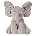 Baby Gund Animated Flappy The Elephant Plush, Singing Stuffed Animal Baby Toy for Ages 0 and Up, Gray, 12"