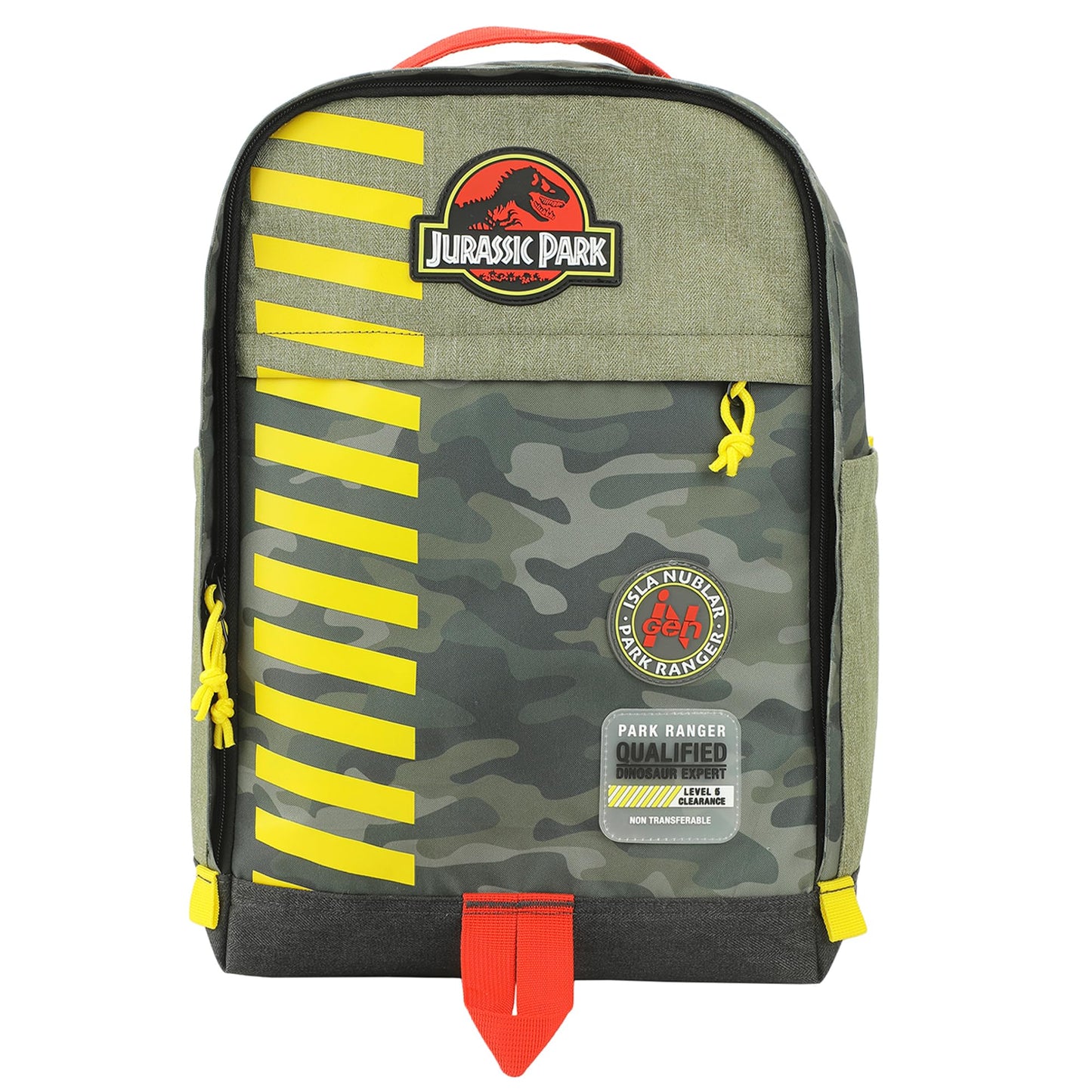 Bioworld Jurassic Park Logo 16" Tan & Camo Backpack