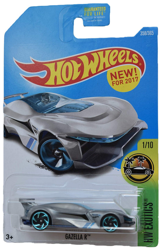 Hot Wheels Exotics 1/10 Gazella R 358/365, Silver