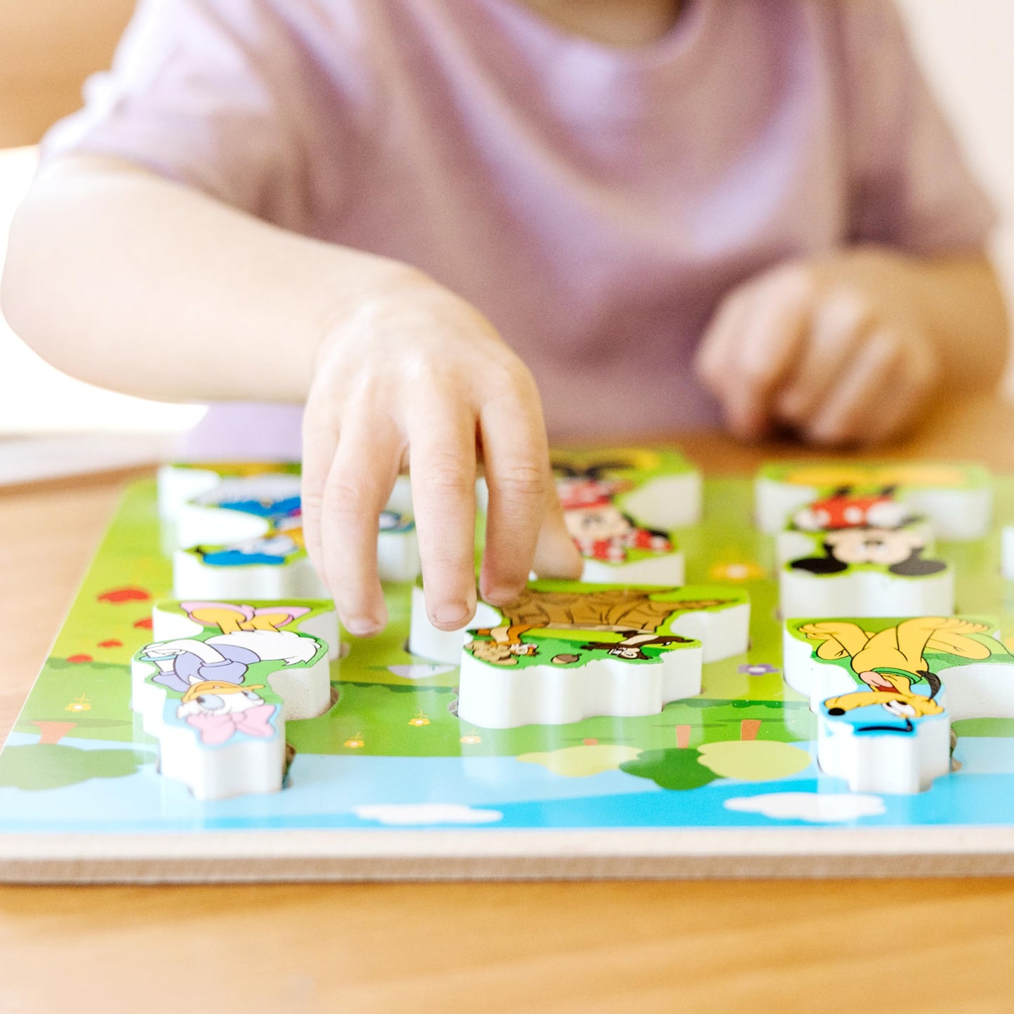 Melissa & Doug Disney Mickey Mouse Clubhouse Wooden Chunky Puzzle (8 pcs)